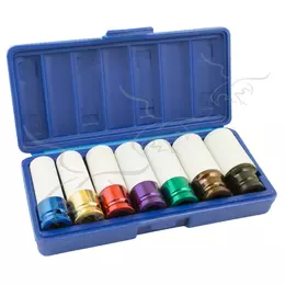 Adicionar ao pedido Soquetes de impacto para rodas e aros de alumínio de 1/2" Soquetes de impacto para rodas e aros de alumínio de 1/2"