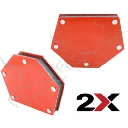 Adicionar ao pedido Quadrado magnético hexagonal para soldador 22 Kg. 2 Unidades Quadrado magnético hexagonal para soldador 22 Kg. 2 Unidades