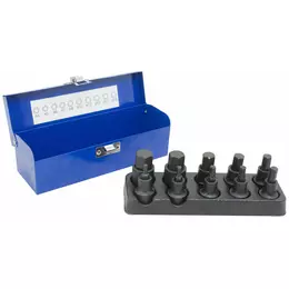 Adicionar ao pedido Soquetes de impacto com ponta Allen hexagonal de 4 a 19 mm. 1/2" Soquetes de impacto com ponta Allen hexagonal de 4 a 19 mm. 1/2"