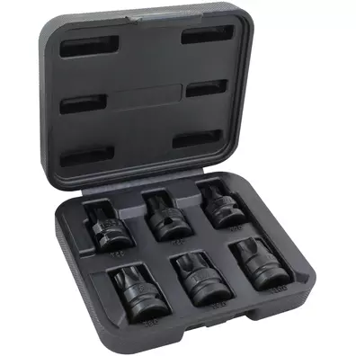 T55 a T100 Bits Torx de impacto curto. 1/2"