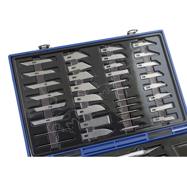 Caixa de 51 lâminas de precisão para modelagem
