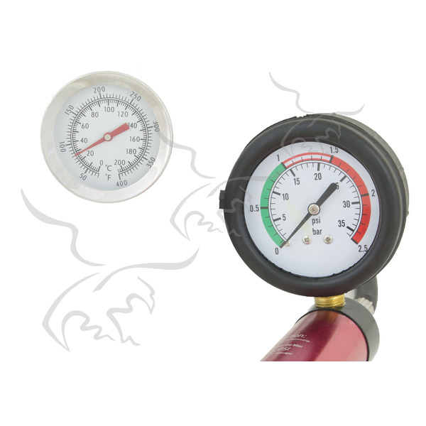 Medidor de pressão do radiador e testador