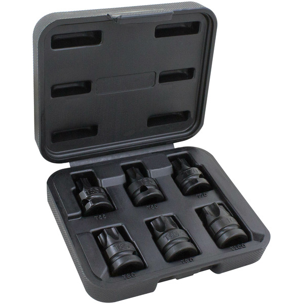 T55 a T100 Bits Torx de impacto curto. 1/2"