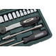 Conjunto de chaves de caixa e bits Mannesmann 1/4" de 65 peças