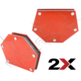Quadrado magnético hexagonal para soldador 22 Kg. 2 Unidades
