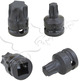 T55 a T100 Bits Torx de impacto curto. 1/2"